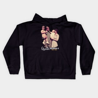 queen elizabeth Kids Hoodie